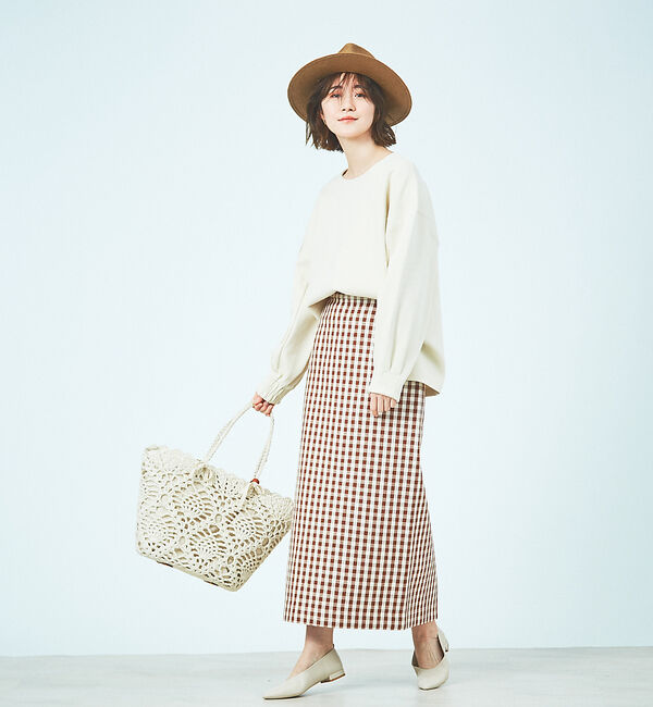 Rouge vif「ビックギンガムスカート」|スカート|