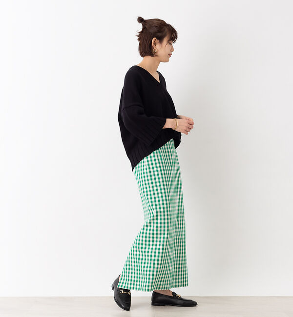 Rouge vif「ビックギンガムスカート」|スカート|