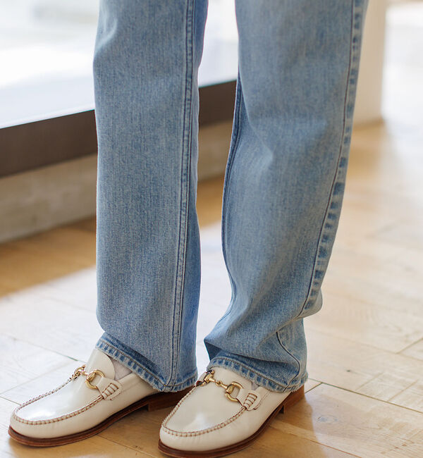 Rouge vif「【RED CARD/レッドカード】One-Day ルーズストレート デニム」|デニム|