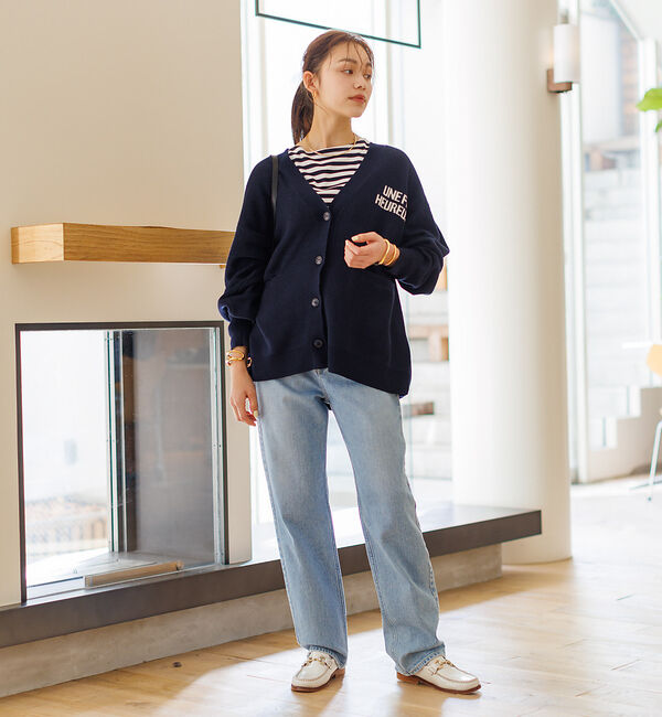 Rouge vif「【RED CARD/レッドカード】One-Day ルーズストレート デニム」|デニム|