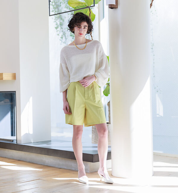 Rouge vif「ツイルワンタックショートパンツ」|その他|