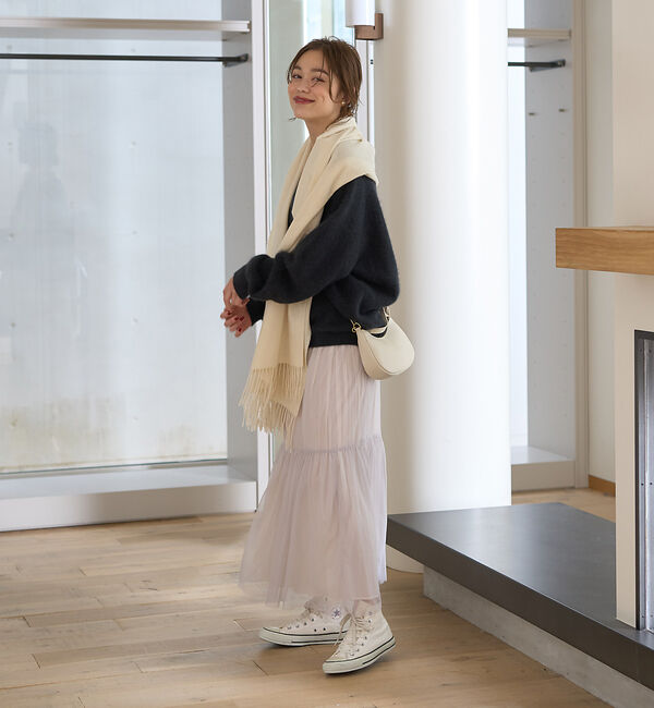 Rouge vif「リバーシブル２WAYチュールスカート」|スカート|