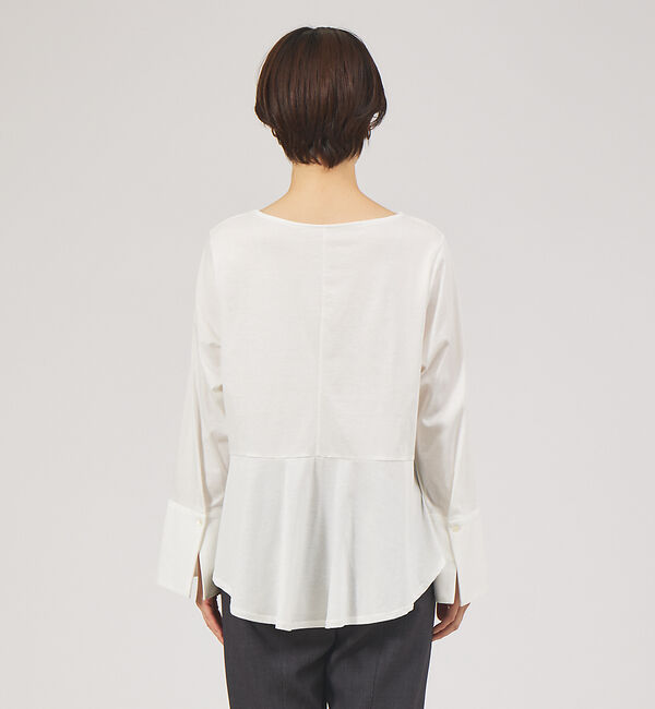 qualite「カフスフレアカットソー」|Tシャツ・カットソー|