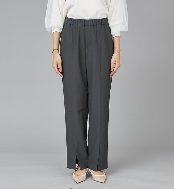 qualite「【WEB限定】2WAYストレッチセンターベンツパンツ」|その他|