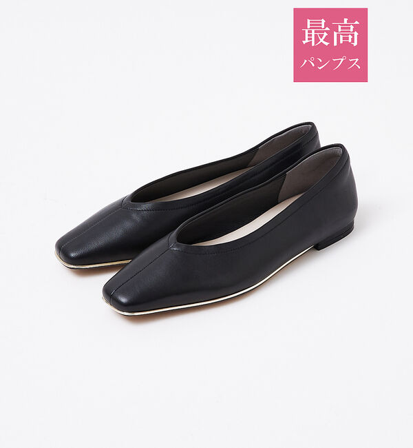 AU BANNISTER「【最高パンプス/1㎝ヒール】美脚&times;快適 パンプス」|パンプス|ブラック