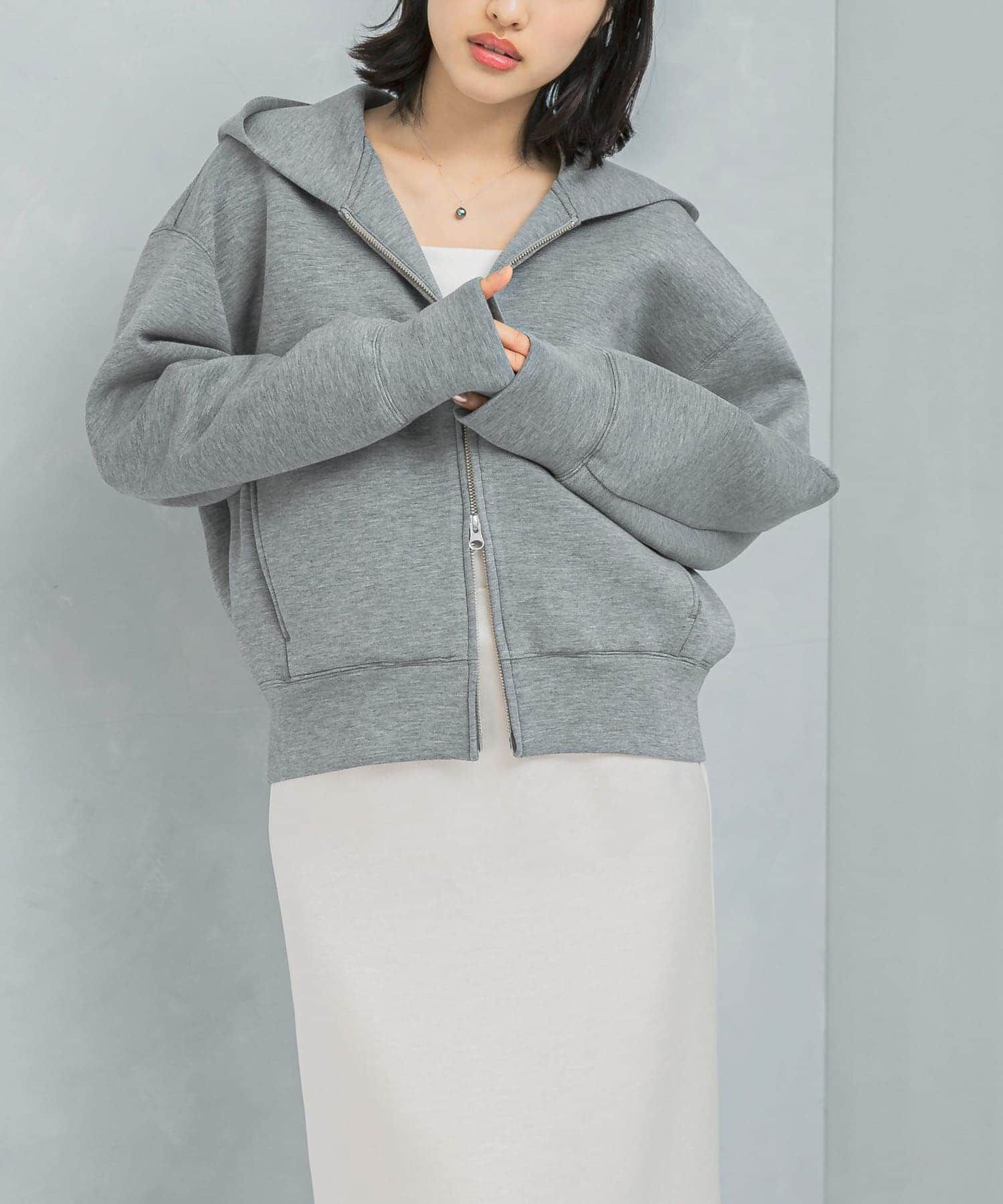 URBAN RESEARCH ROSSO「ダブルジップダンボールパーカー」|パーカー|