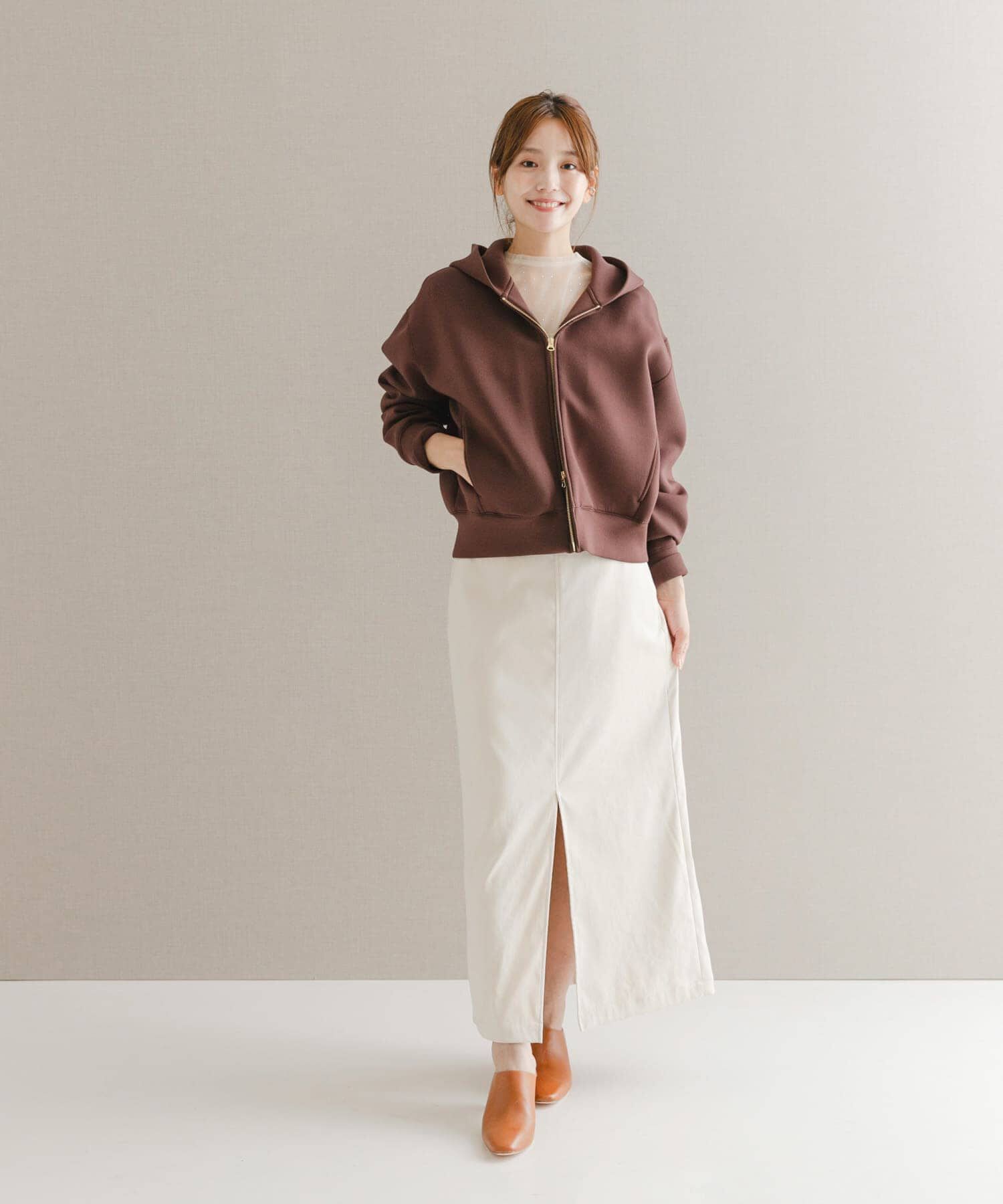 URBAN RESEARCH ROSSO「ダブルジップダンボールパーカー」|パーカー|