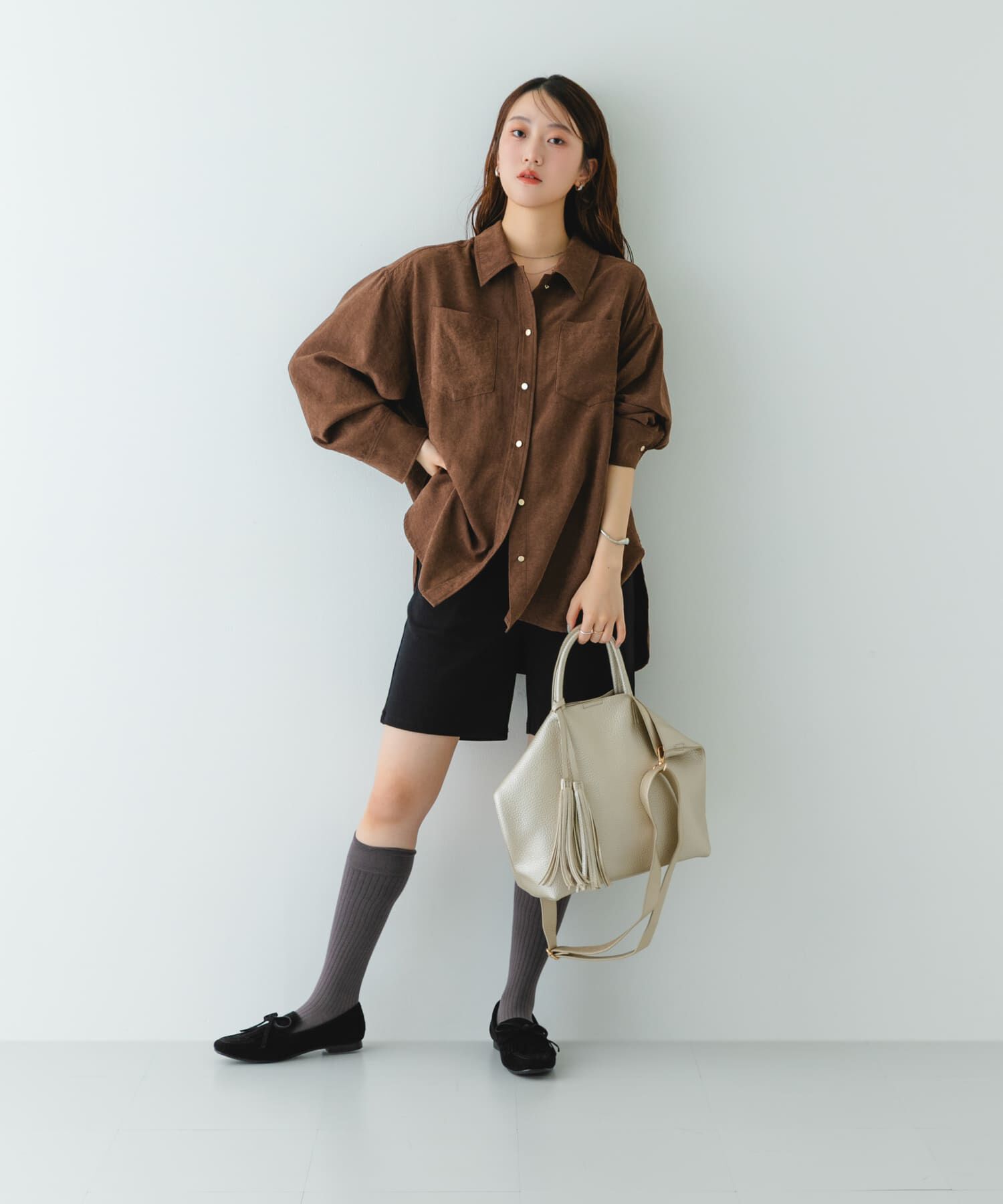 RODE SKO「タッセル軽量2WAYシンプルトートバッグ」|トートバッグ|