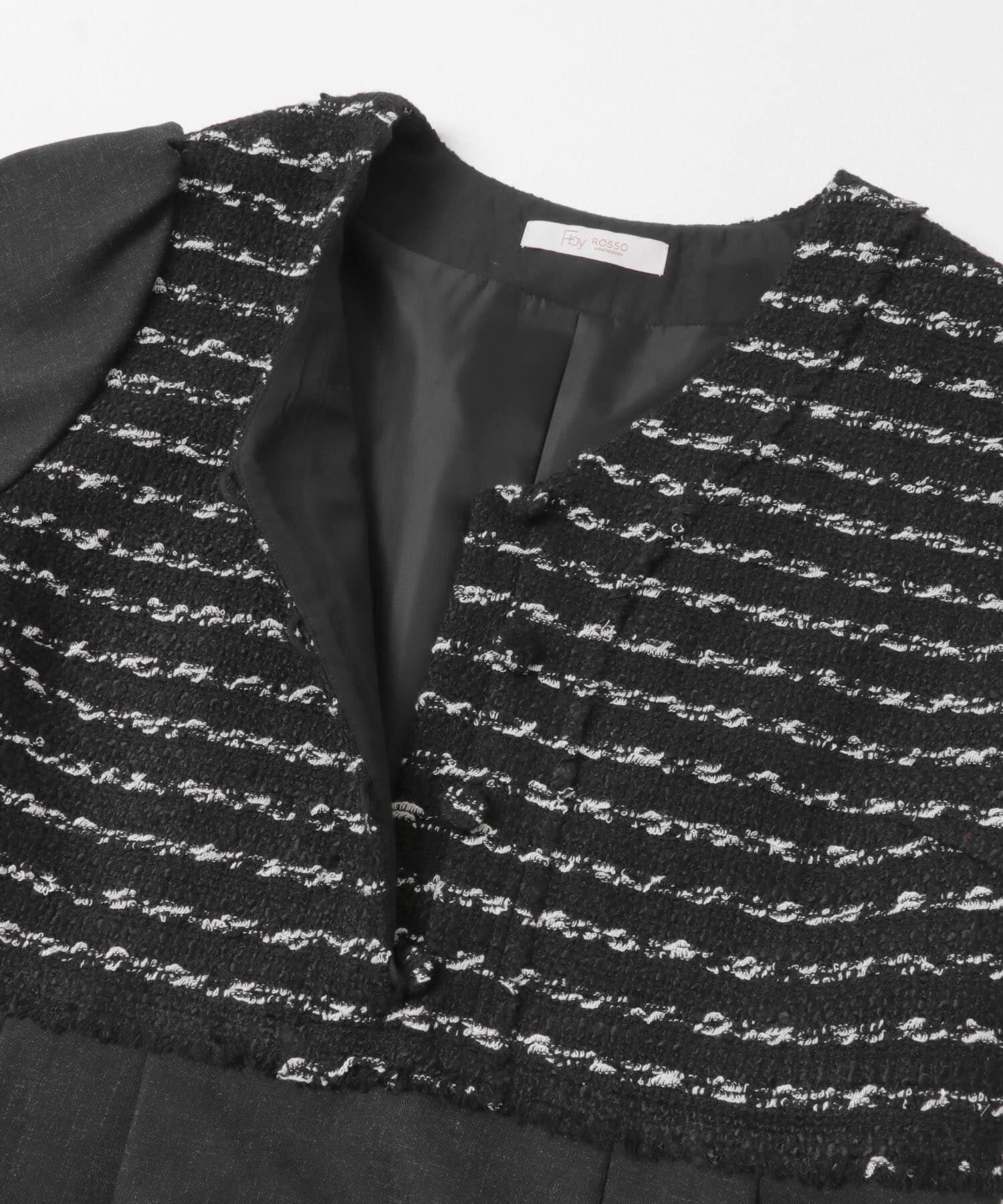 URBAN RESEARCH ROSSO「F by ROSSO　ツイードドッキングワンピース」|ワンピース|