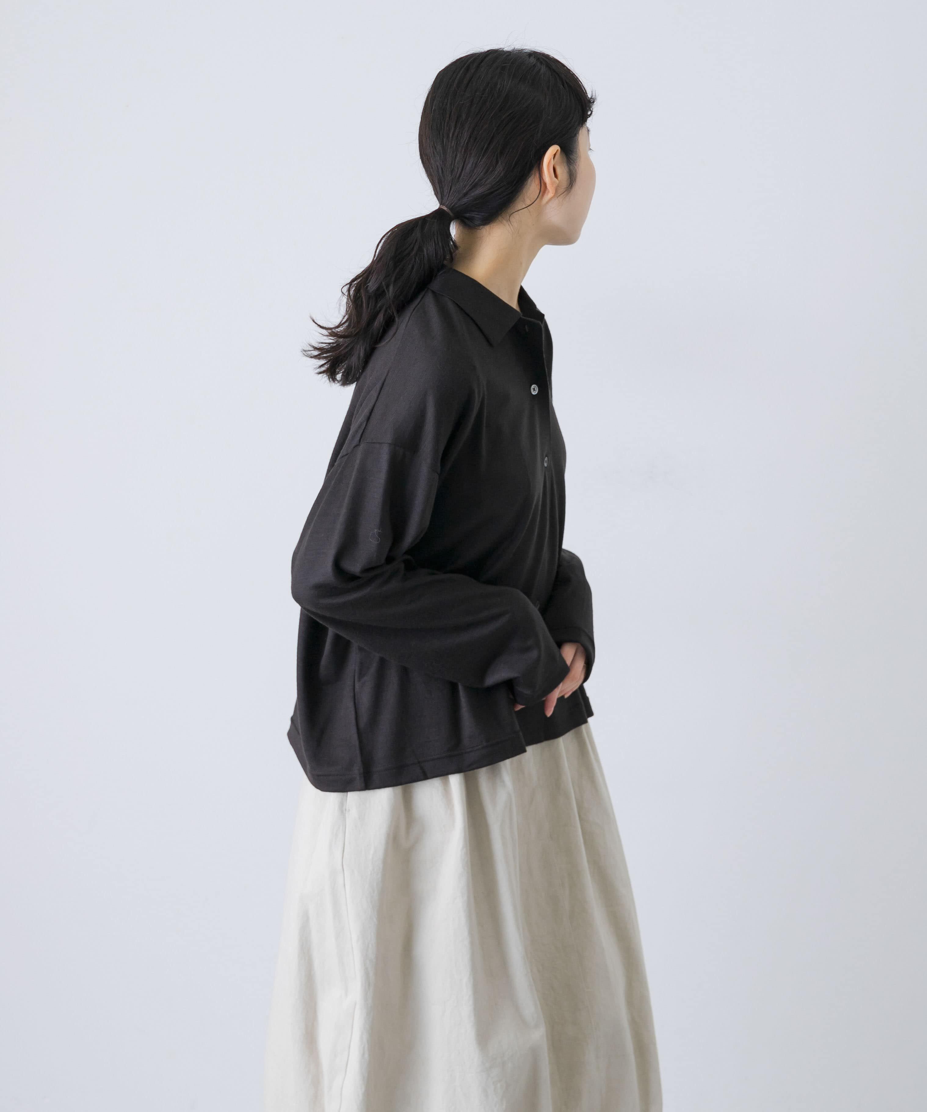 かぐれ「ウォッシャブルウールカットシャツ」|シャツ・ブラウス|