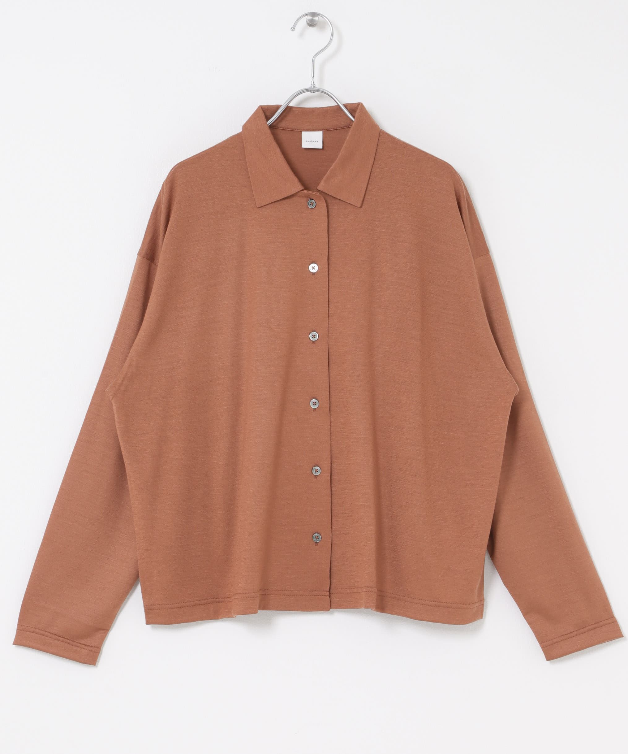 かぐれ「ウォッシャブルウールカットシャツ」|シャツ・ブラウス|