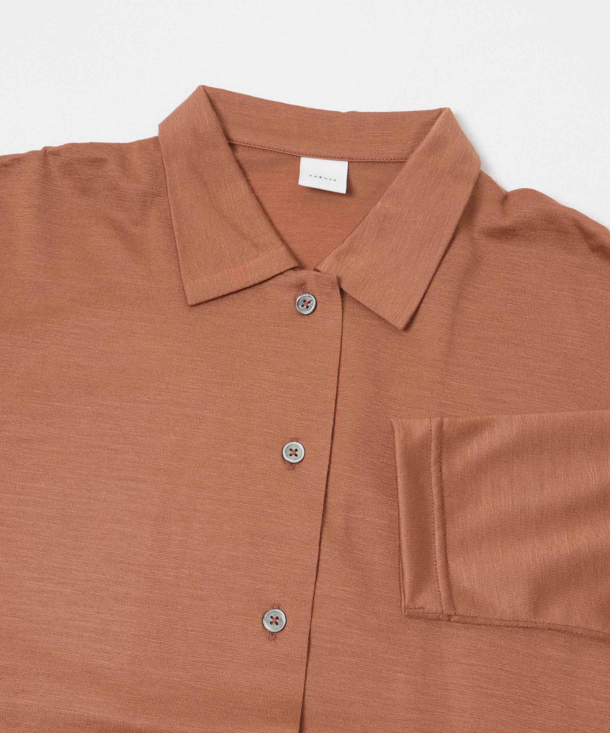 かぐれ「ウォッシャブルウールカットシャツ」|シャツ・ブラウス|