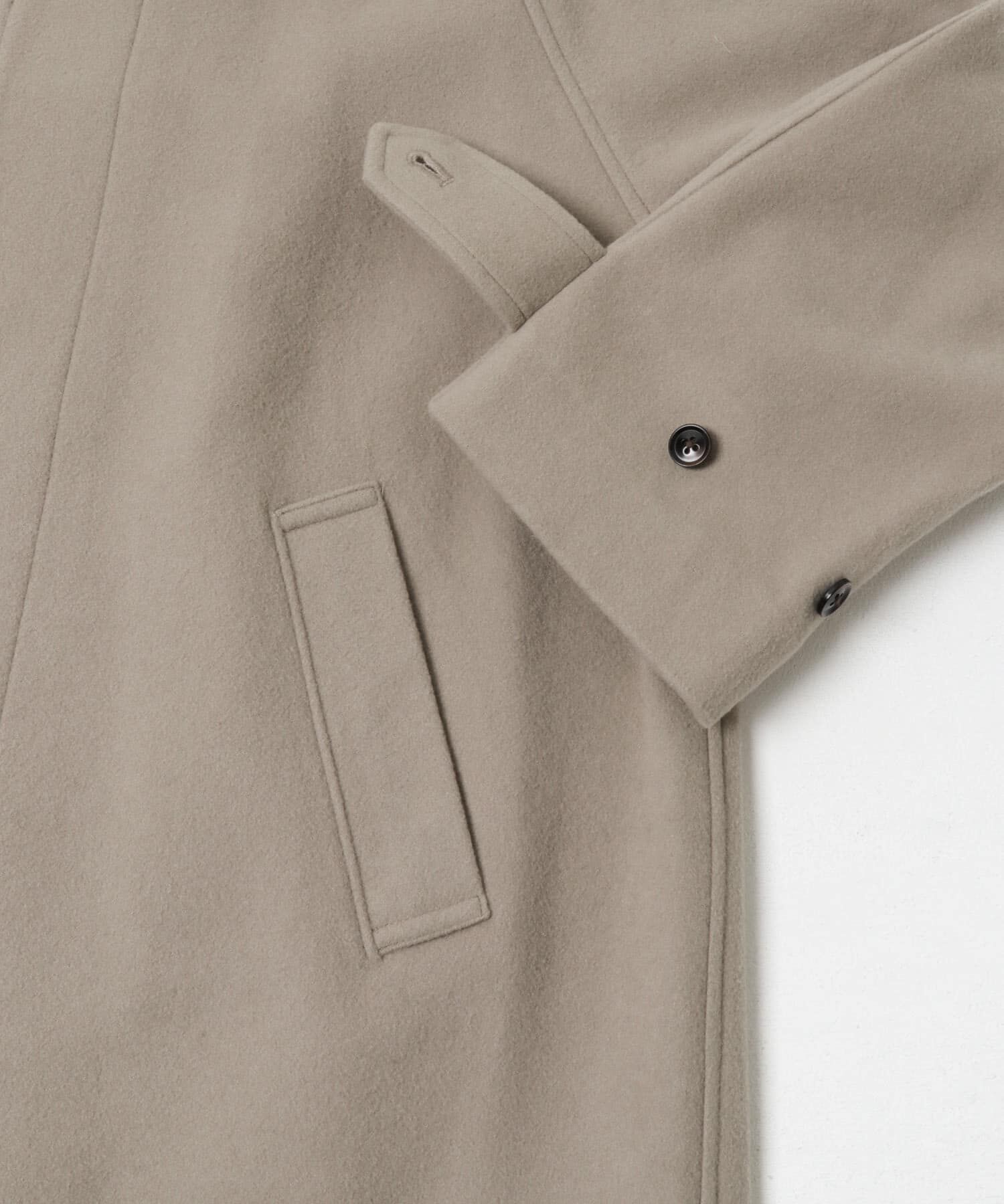 URBAN RESEARCH DOORS「ウール100バルマカーンコート」|ノーカラーコート|