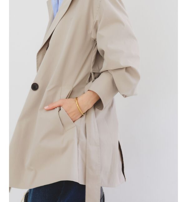 le.coeur blanc「ボリュームスリーブライトトレンチコート」|トレンチコート|