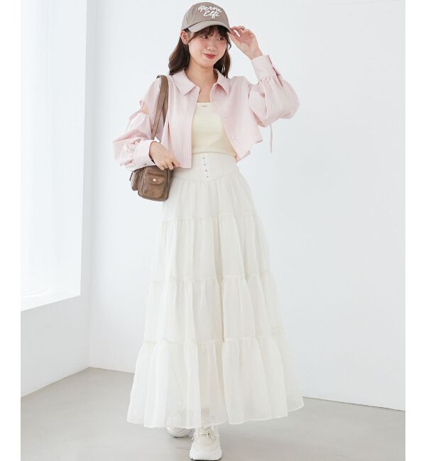  「オープンショルダーショートシャツ」|シャツ・ブラウス|