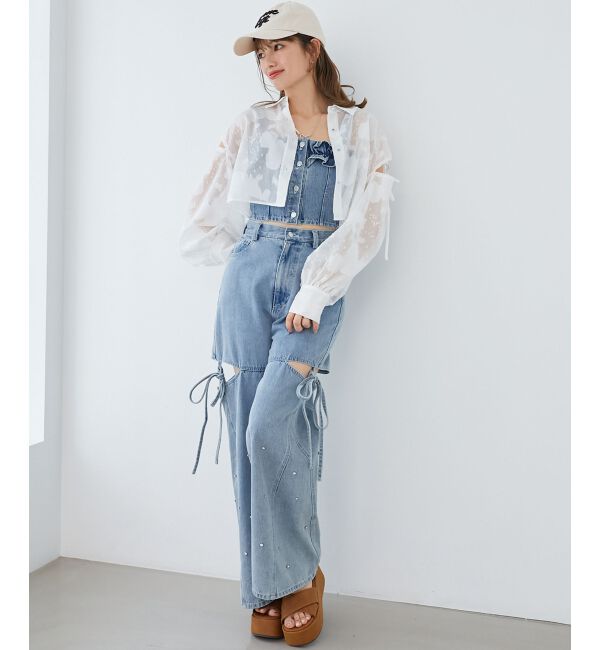  「オープンショルダーショートシャツ」|シャツ・ブラウス|