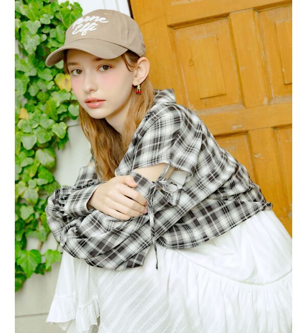  「オープンショルダーショートシャツ」|シャツ・ブラウス|