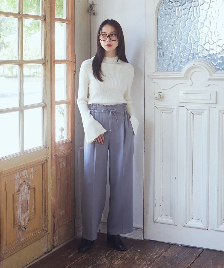 earth music&ecology「フレアスリーブプルオーバー」|ニット・セーター|