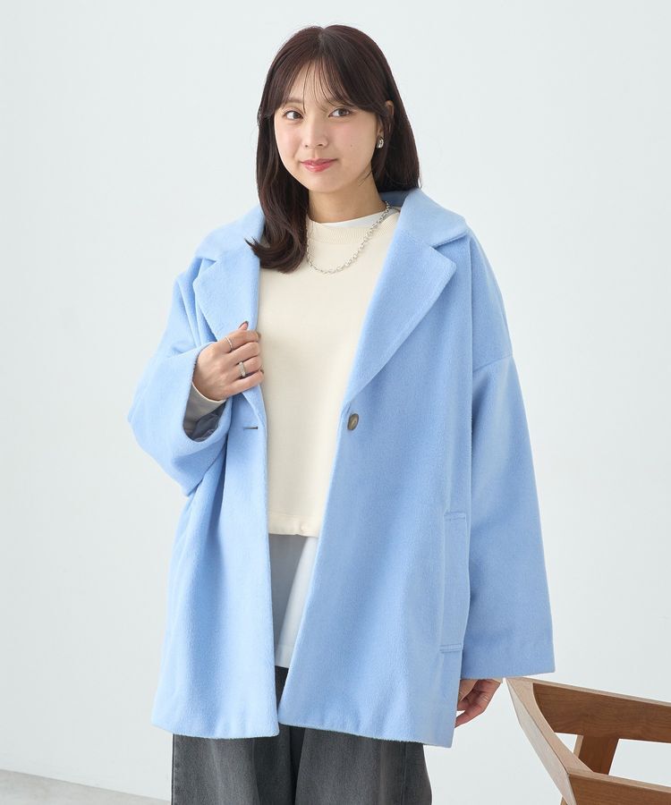 earth music&ecology「オーバーテーラードジャケット シャギー」|その他|