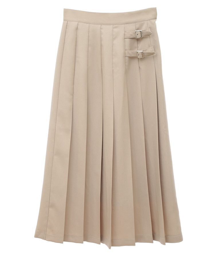 earth music&ecology「サイドバックルプリーツスカート」|スカート|