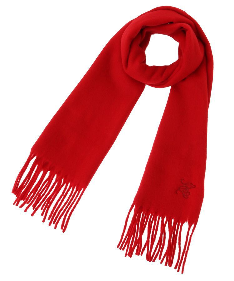 earth music&ecology「ワンポイントロゴ刺繍マフラー」|マフラー|