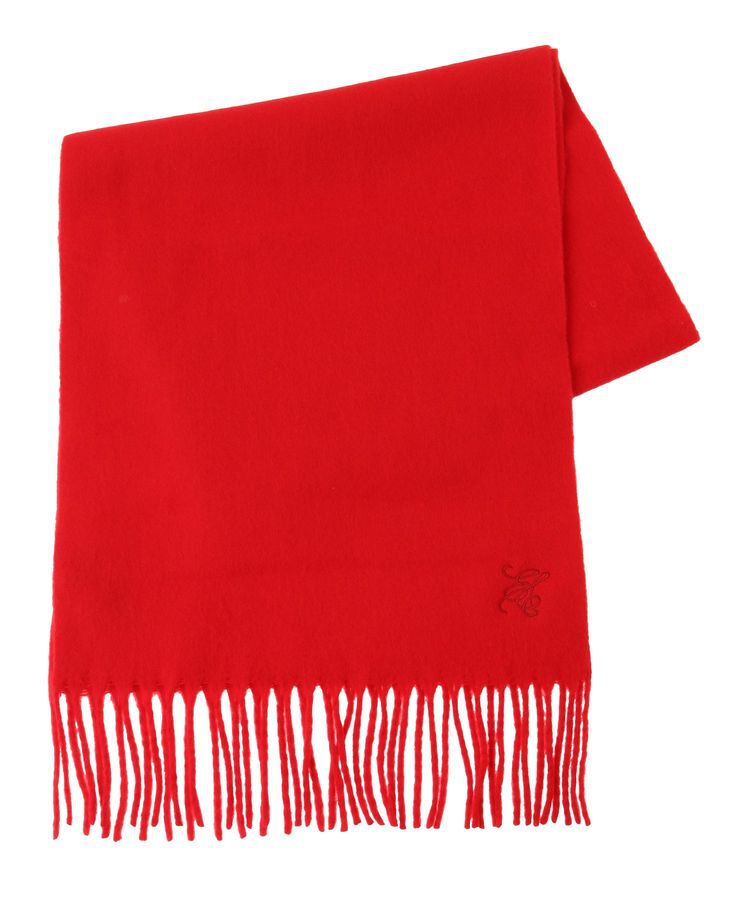 earth music&ecology「ワンポイントロゴ刺繍マフラー」|マフラー|