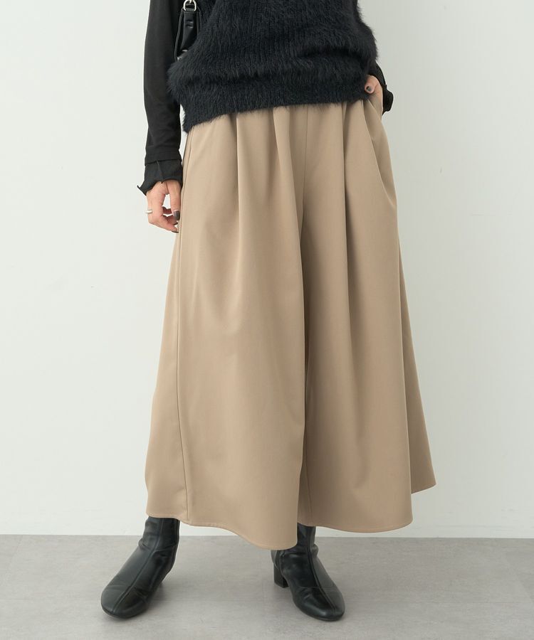 earth music&ecology「選べる丈裏起毛スカーチョ」|その他|ベージュ