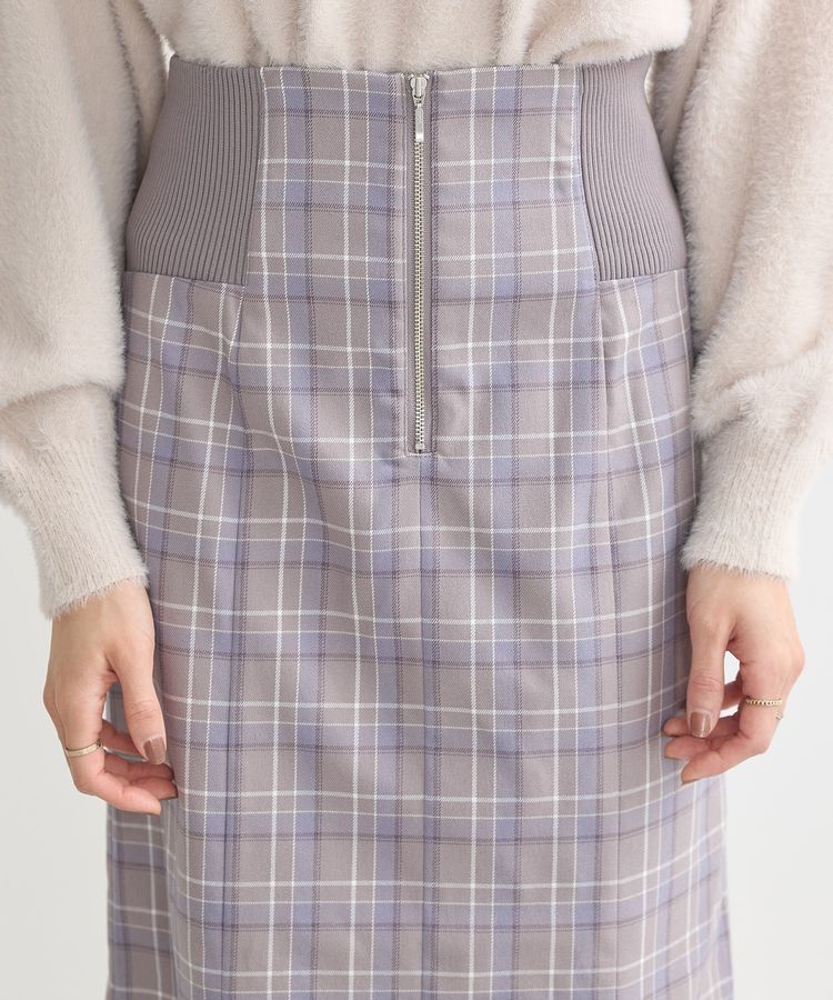 earth music&ecology「サイドリブバックレースアップスカート」|スカート|