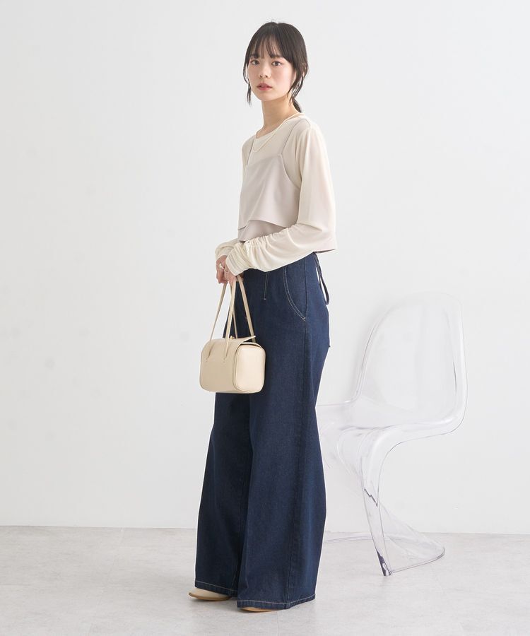 earth music&ecology「前後2wayビスチェ」|ベスト・ジレ|