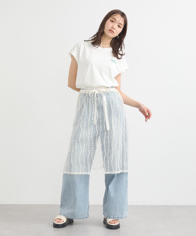 earth music&ecology「Qualite De VieフレンチT」|Tシャツ・カットソー|