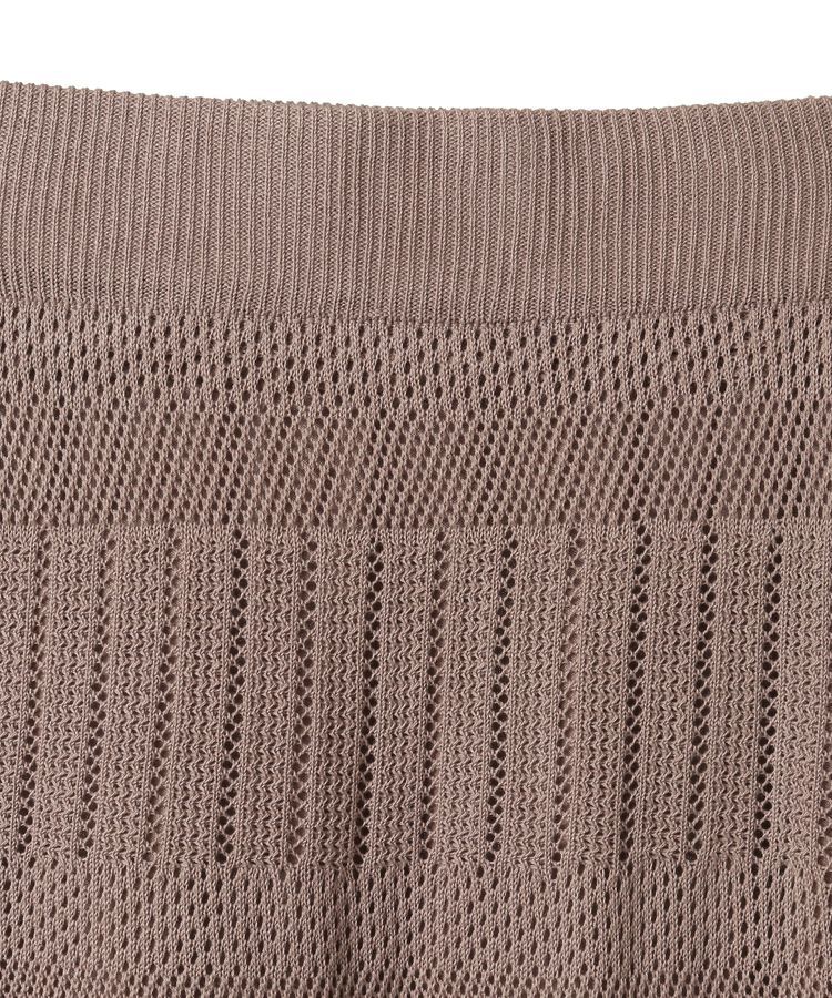 earth music&ecology「SET2点レース編みペプラムカーデ＋スカート」|スーツ|