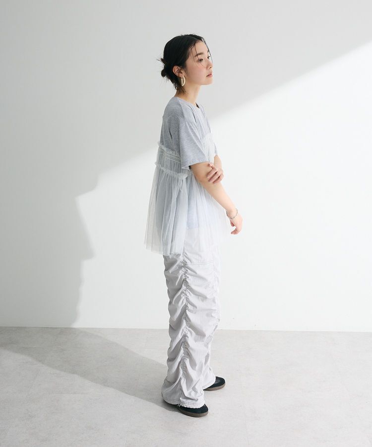 Green Parks「・ELENCARE DUE チュールドッキングTEE」|Tシャツ・カットソー|