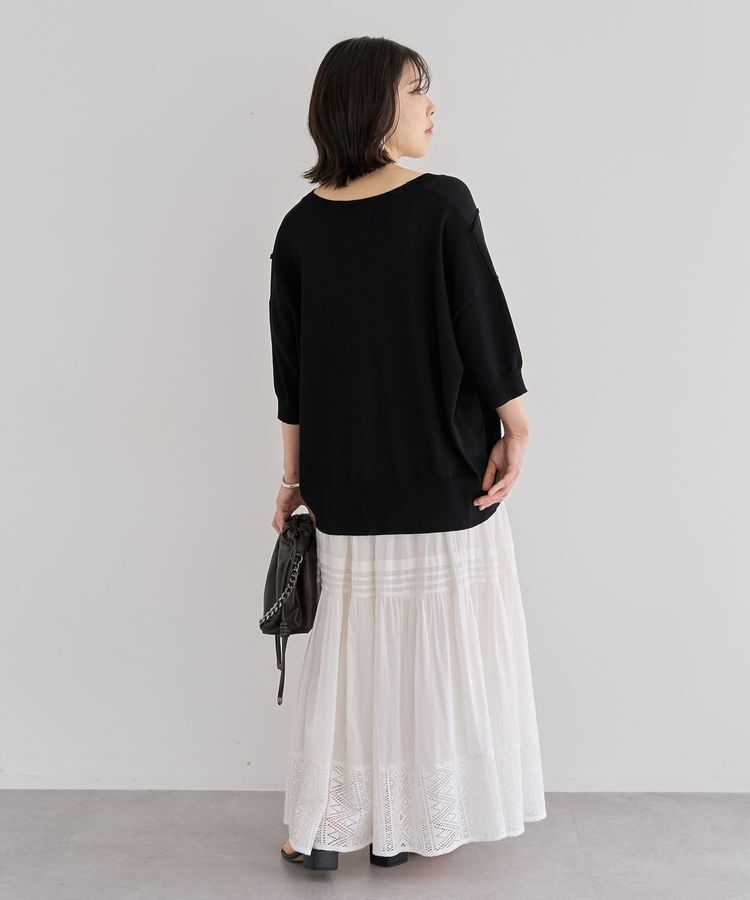 armonia「刺繍コードVネックフレンチカーディガン」|カーディガン|