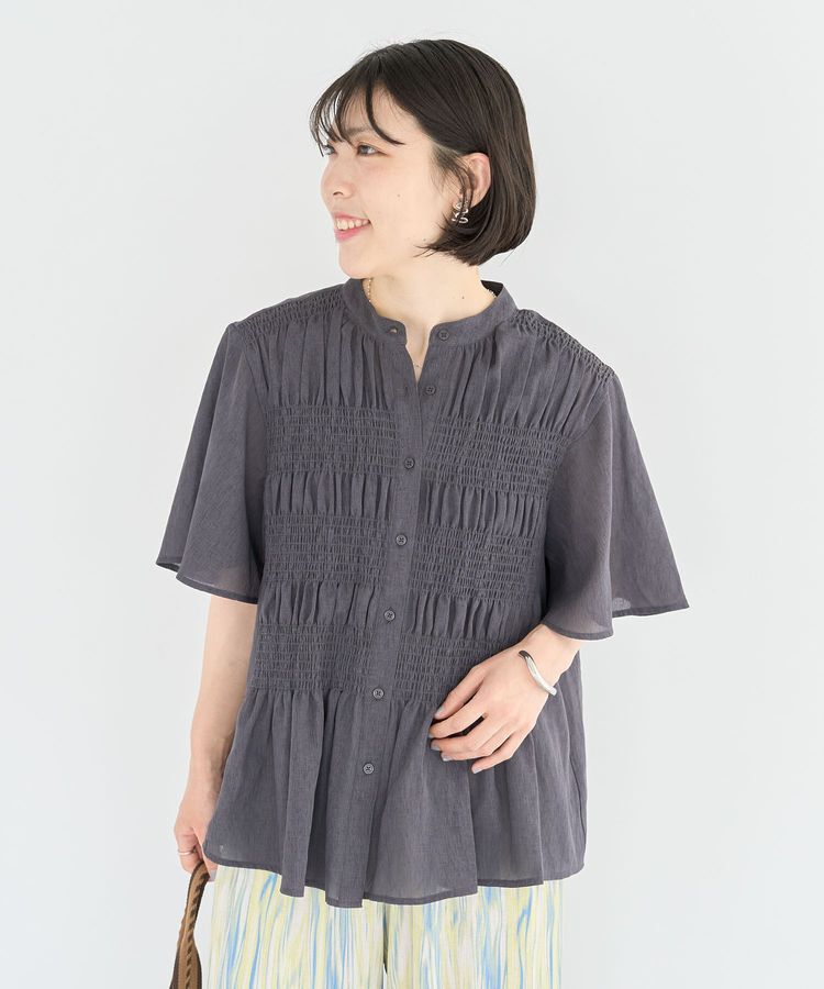 armonia「SET2点マジョリカシャーリングブラウス＋タンク」|シャツ・ブラウス|