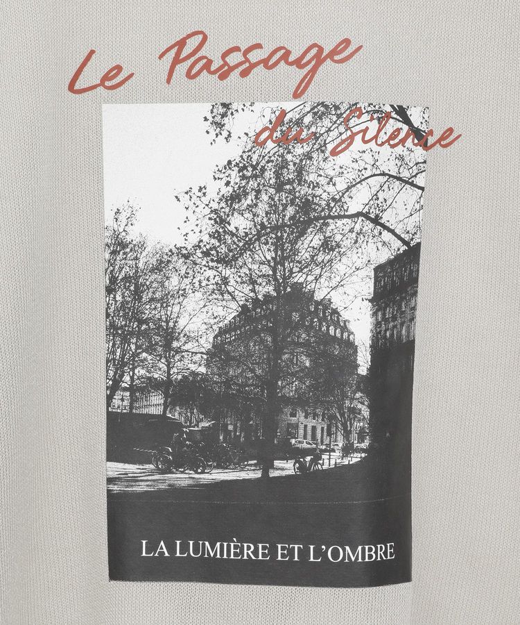 Green Parks「アソートロゴ半袖シアーニットプルオーバー」|ニット・セーター|