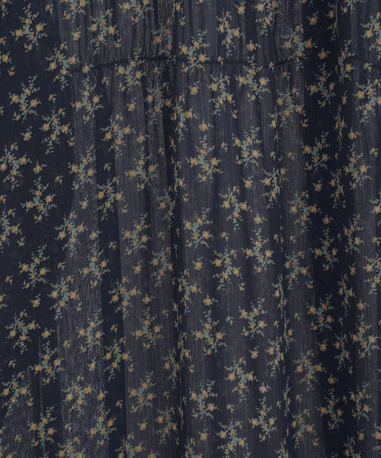 Green Parks「花柄シフォン楊柳ワンピース」|ワンピース|