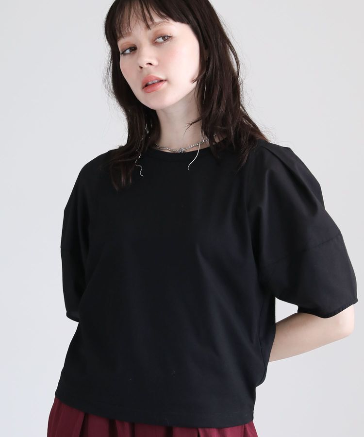 Green Parks「・ELENCARE DUE バックZIPハイブリットT」|Tシャツ・カットソー|