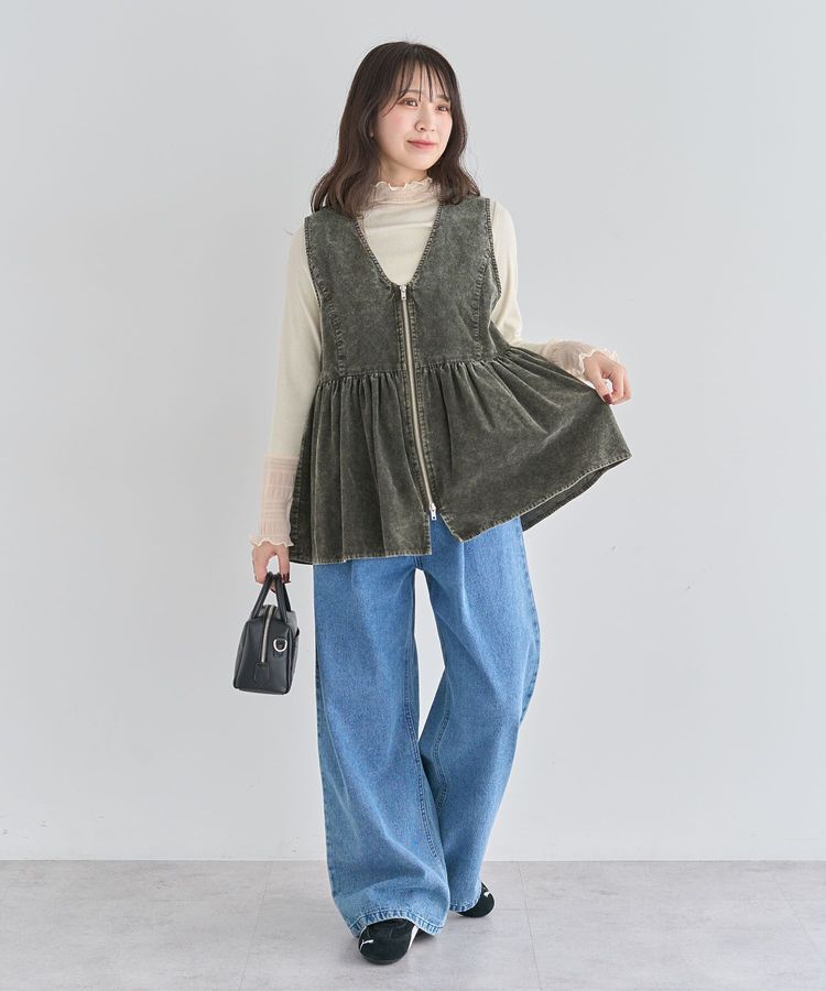 Green Parks「・ELENCARE DUE ケミカルコーデュロイベスト」|ベスト・ジレ|