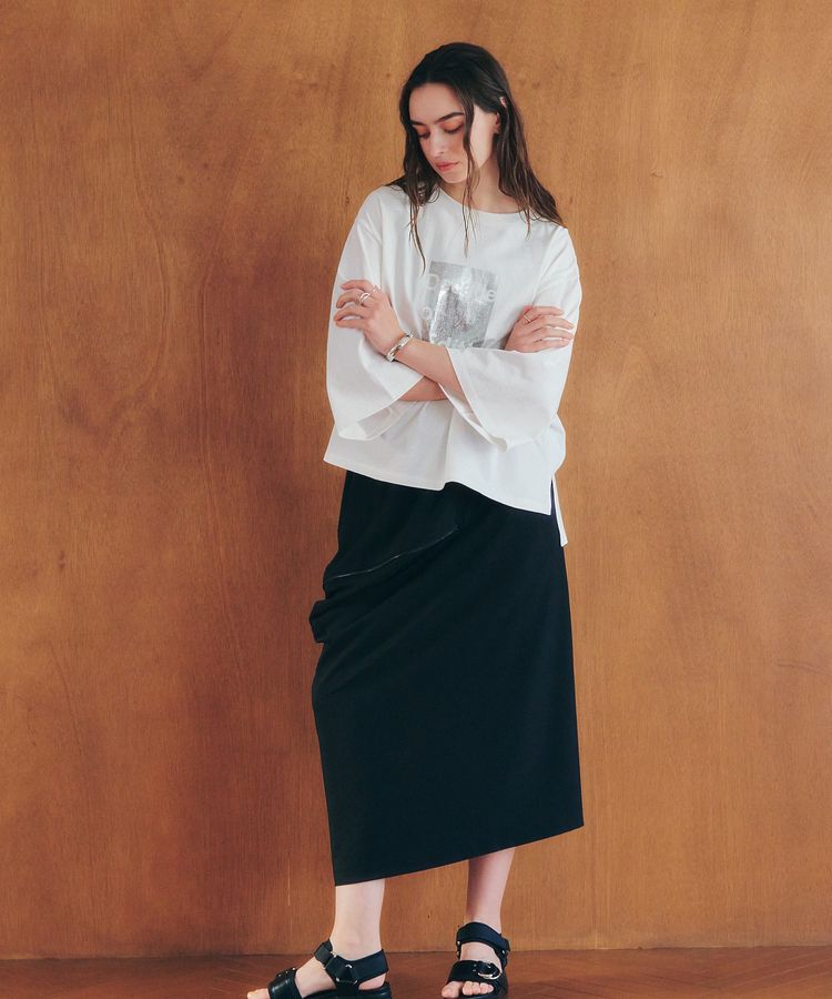 Editt by YECCA VECCA「ZIPデザインアシメスカート」|スカート|