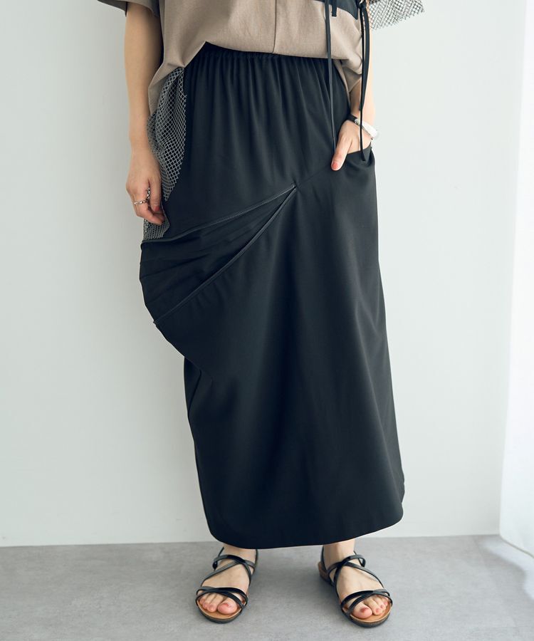 Editt by YECCA VECCA「ZIPデザインアシメスカート」|スカート|