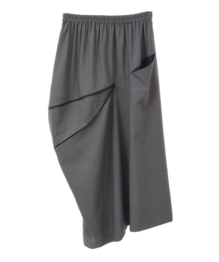 Editt by YECCA VECCA「ZIPデザインアシメスカート」|スカート|