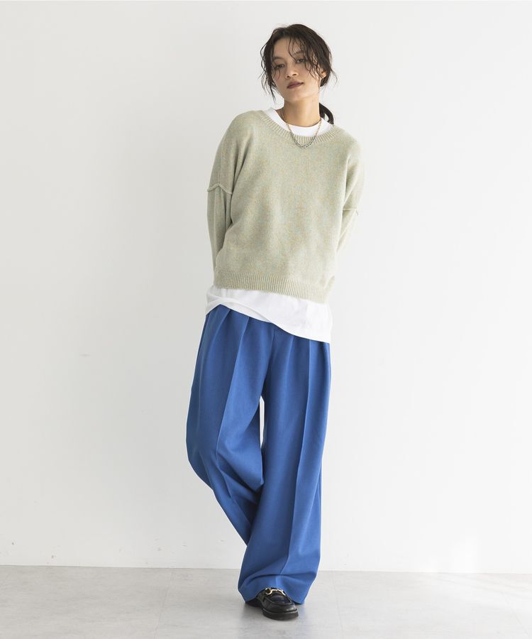 GARAGE OF GOOD CLOTHING「ミックスヤーンショートニットプルオーバー」|ニット・セーター|