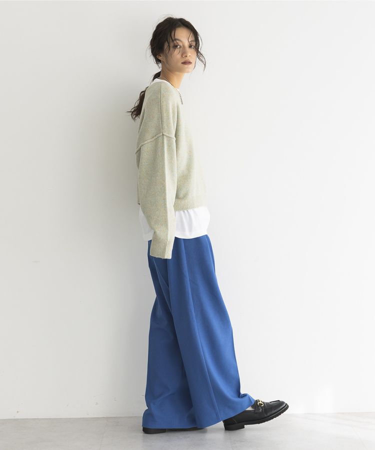 GARAGE OF GOOD CLOTHING「ミックスヤーンショートニットプルオーバー」|ニット・セーター|