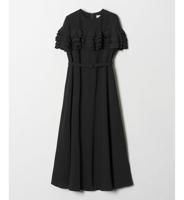 LOULOU WILLOUGHBY「【LOULOU WILLOUGHBY】ラッフルコサージュワンピース」|ワンピース|