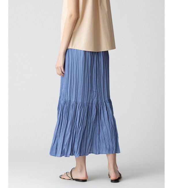allureville「楊柳調プリーツマーメイドスカート」|スカート|