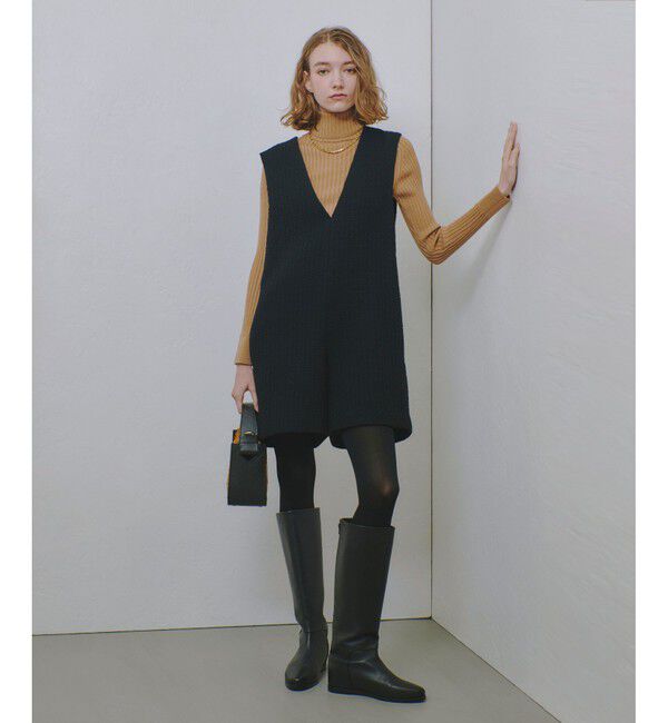 allureville「ウールロービングコンビネゾン」|オールインワン|