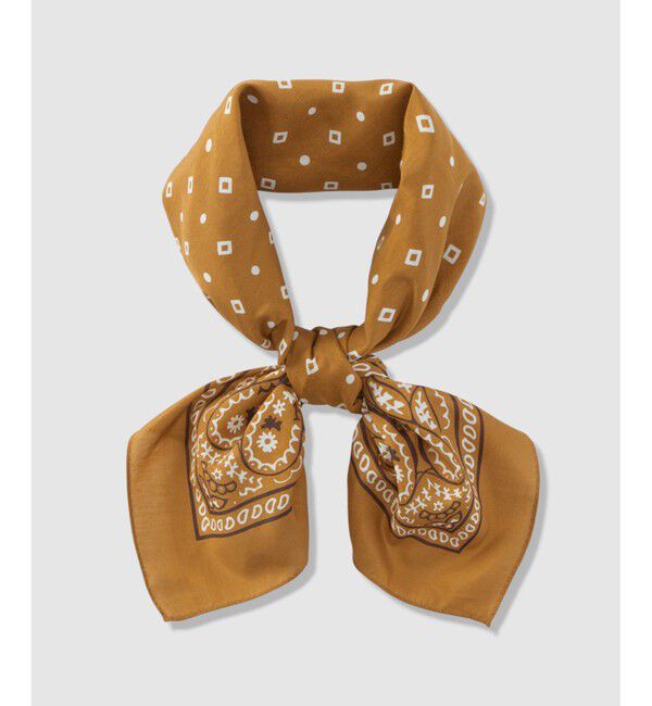 allureville「バンダナスカーフ」|バンダナ・スカーフ|ベージュ