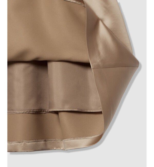 LOULOU WILLOUGHBY「【LOULOU WILLOUGHBY】ヘビーサテンタックスカート」|スカート|