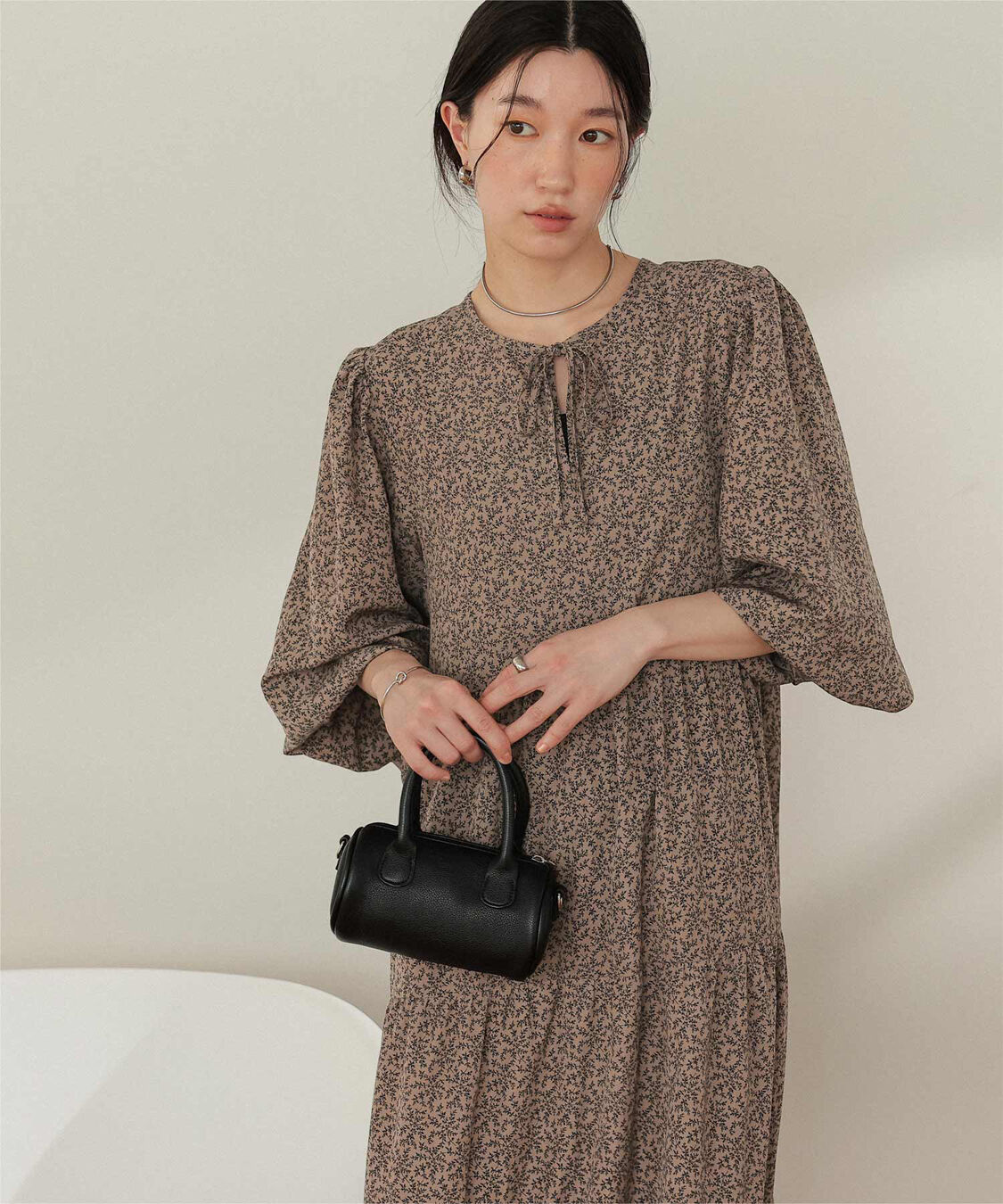 titivate「前後2way花柄ティアードワンピース」|ワンピース|