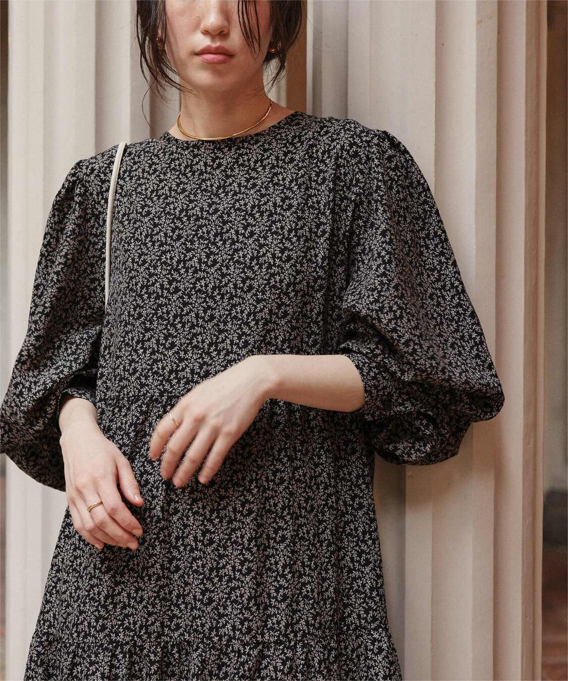 titivate「前後2way花柄ティアードワンピース」|ワンピース|